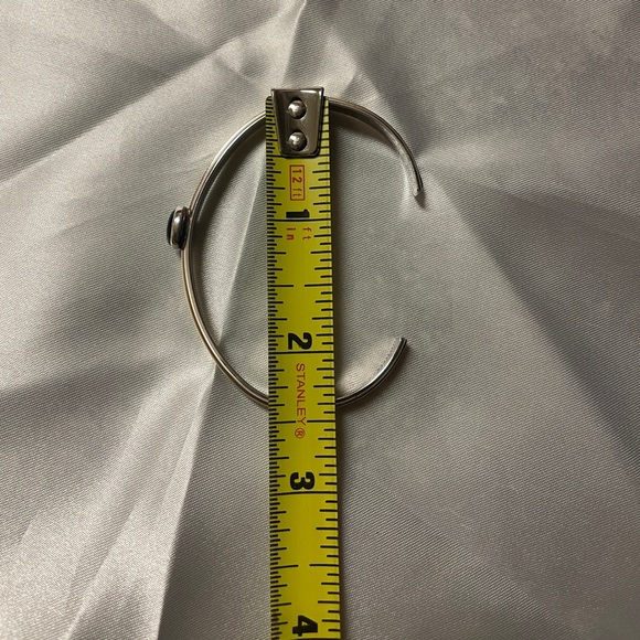 Black onyx cabochon bracelet - Picture 8 of 9